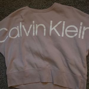 Pink Calvin Klein sweatshirt